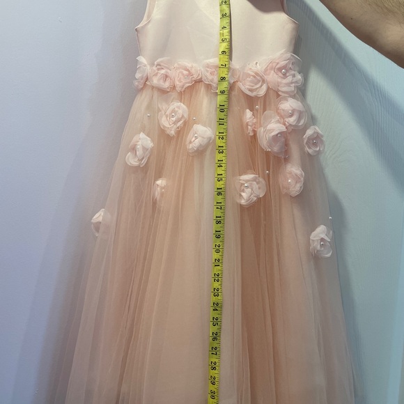 Princess Daliana Girls Size 6 Pink Rose Bud Dress - Picture 7 of 7